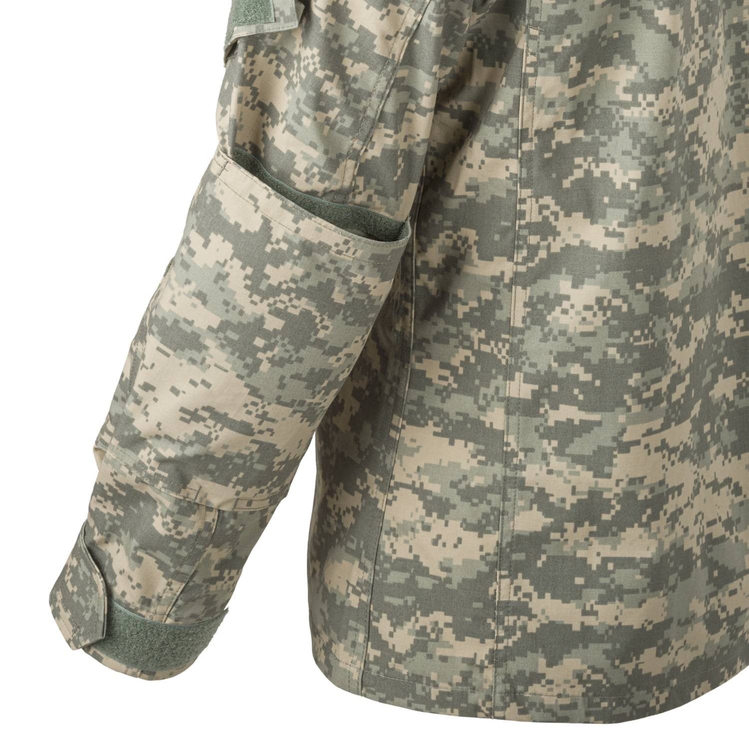 Chaqueta ACU rip-stop en patrón digital con cuello mandarín — réplica US Army