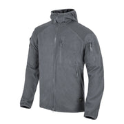 Sudadera ALPHA FLEECE con capucha en gris - cómoda y funcional, versión mejorada del modelo ALPHA