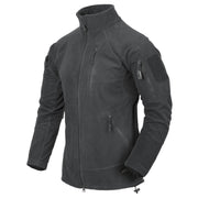 Sudadera táctica Alpha Fleece en patrón FOLIAGE con bolsillos en las mangas y velcro