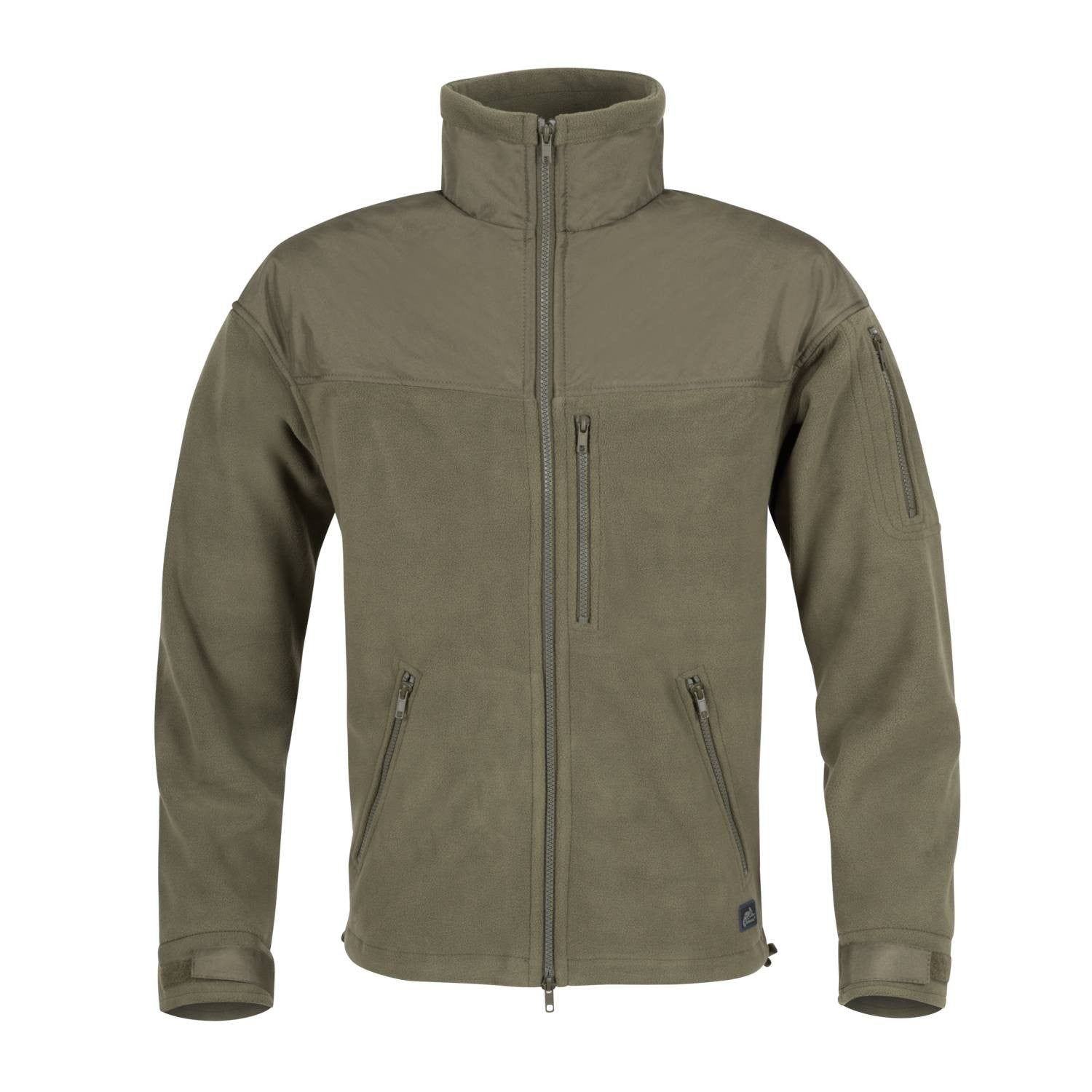 Chaqueta Classic Army Fleece verde, tejido forro polar suave y resistente, corte cómodo con varios bolsillos