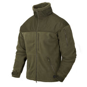 Chaqueta Classic Army Fleece verde, tejido forro polar suave y resistente, corte cómodo con varios bolsillos