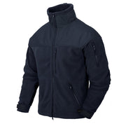 Chaqueta fleece Classic Army azul marino, corte cómodo y múltiples bolsillos