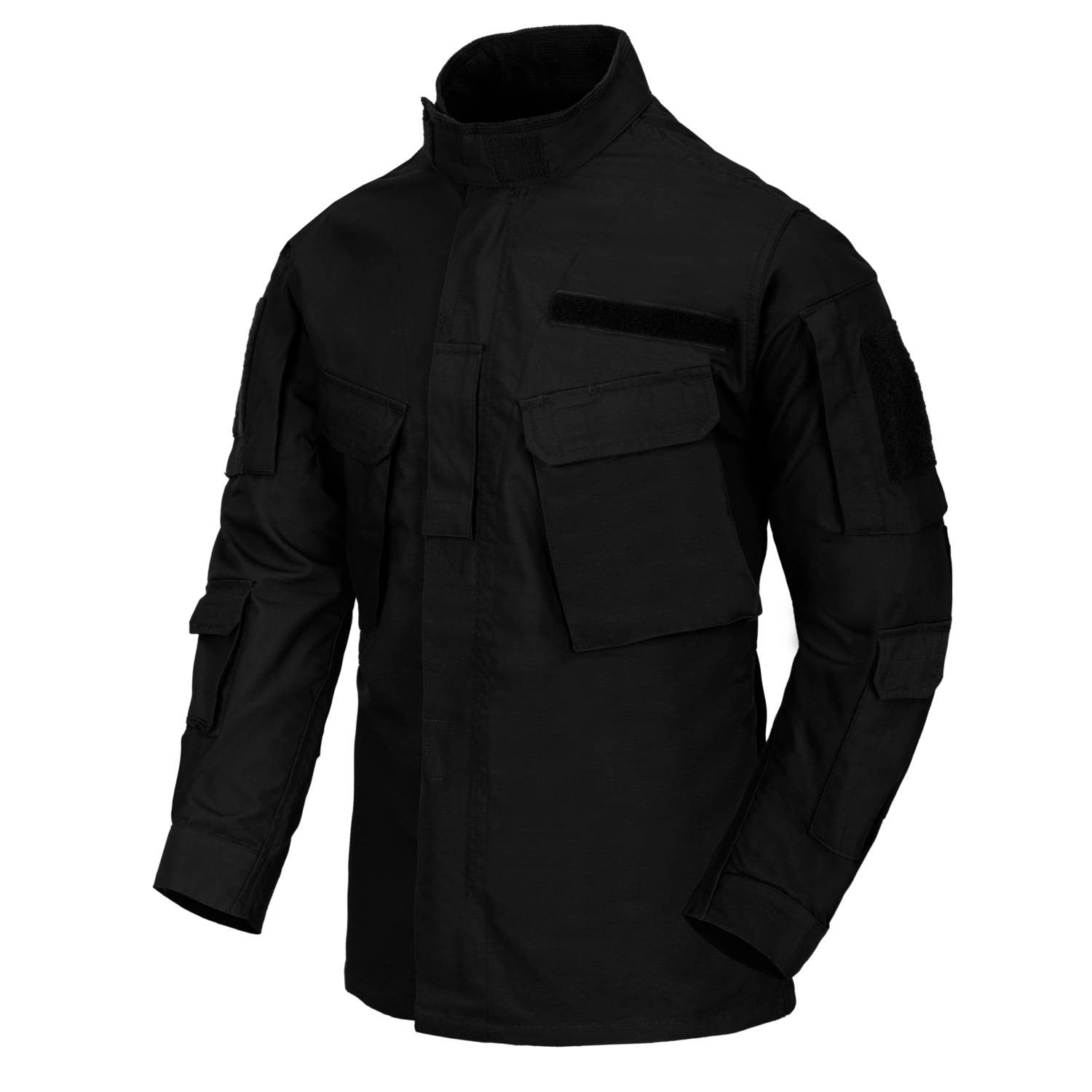 Blusa CPU rip-stop negra estilo militar