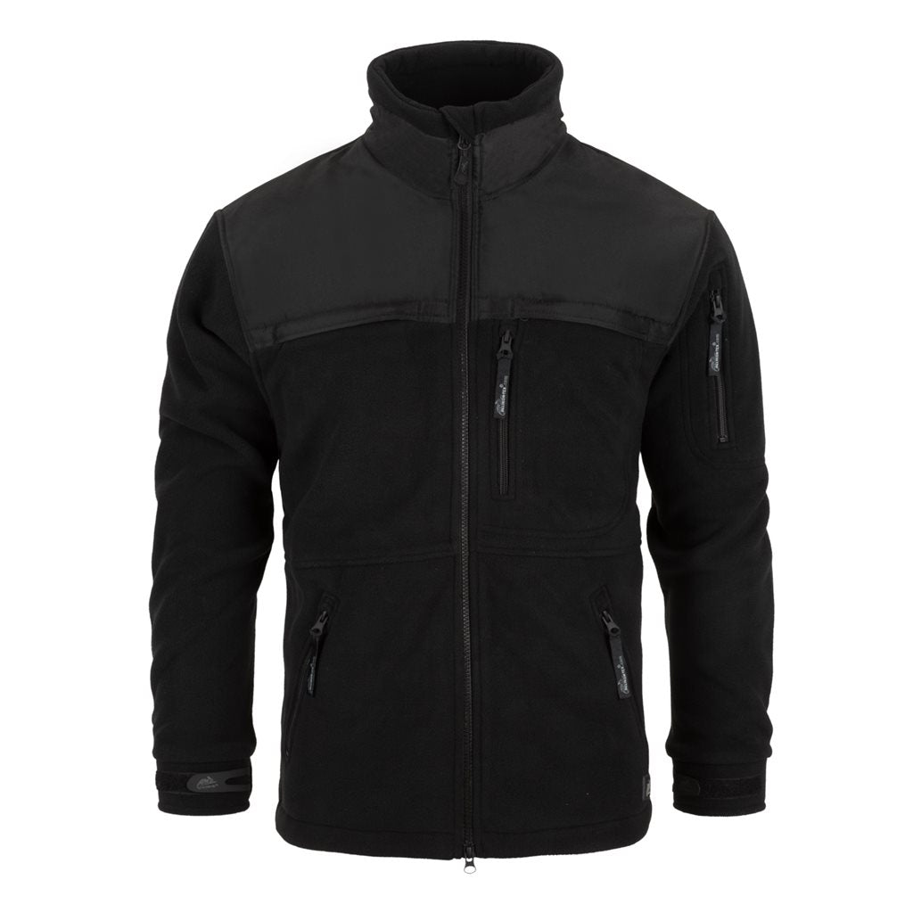 Chaqueta DEFENDER fleece negra para personal de seguridad