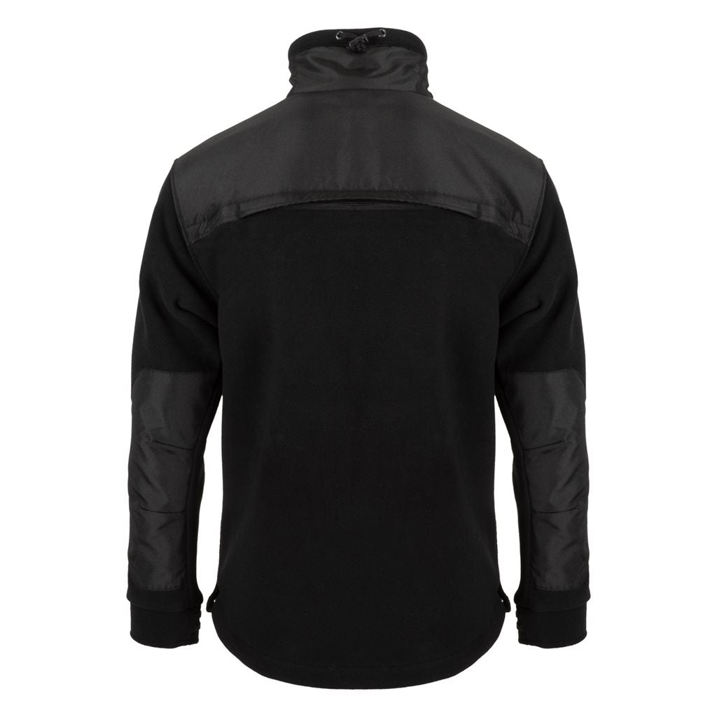 Chaqueta DEFENDER fleece negra para personal de seguridad