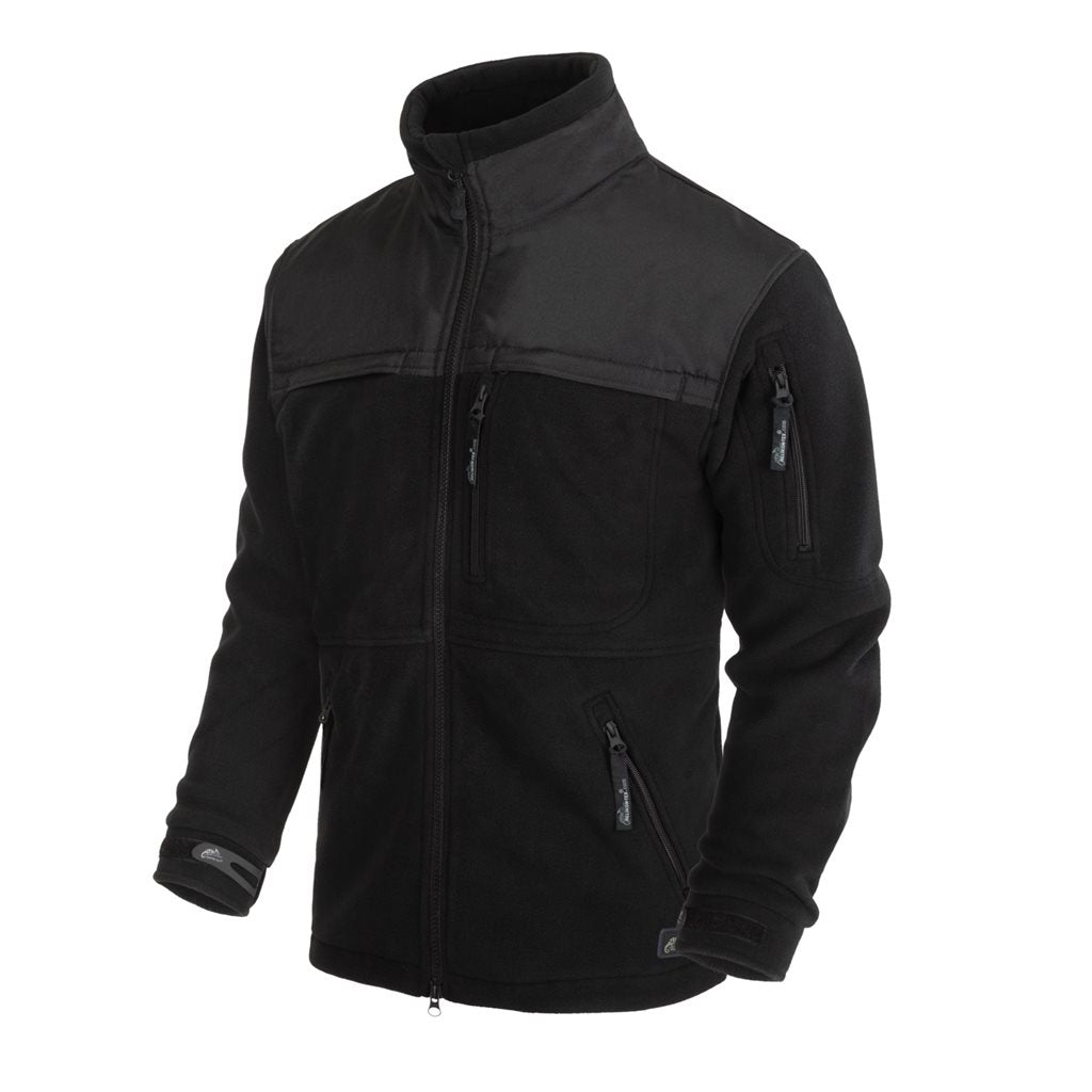 Chaqueta DEFENDER fleece negra para personal de seguridad