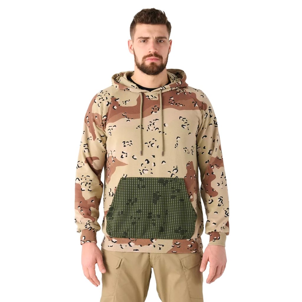 Sudadera canguro HELIKON-TEX en camuflaje 6-Color Desert y Desert Night Camo