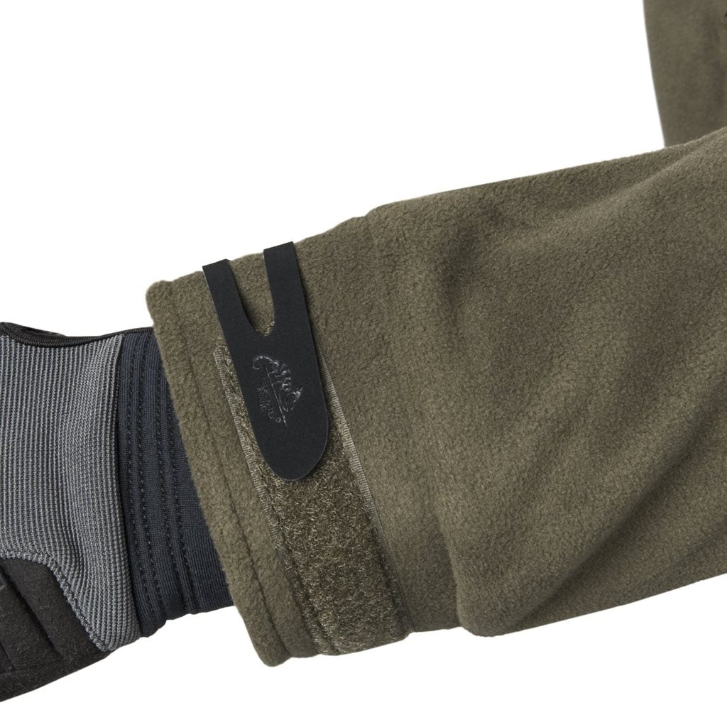 Chaqueta polar HELIKON-TEX INFANTRY verde woodland con cuatro bolsillos y refuerzos