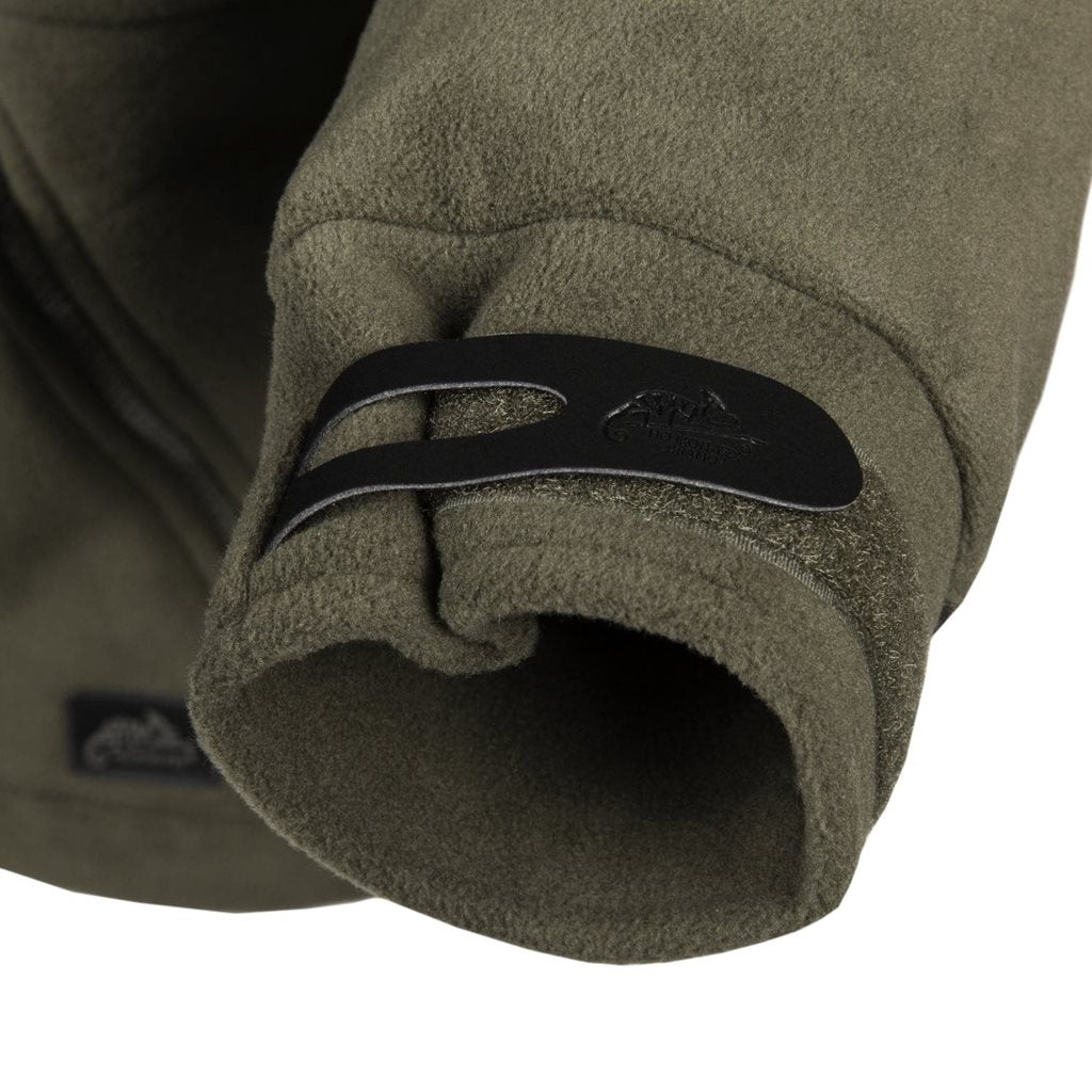 Chaqueta polar HELIKON-TEX INFANTRY verde woodland con cuatro bolsillos y refuerzos