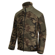 Chaqueta forro polar LIBERTY Woodland camuflaje, resistente y con múltiples bolsillos