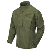 Chaqueta MBDU NYCO rip-stop verde Helikon-Tex, corte BDU, resistente y comoda