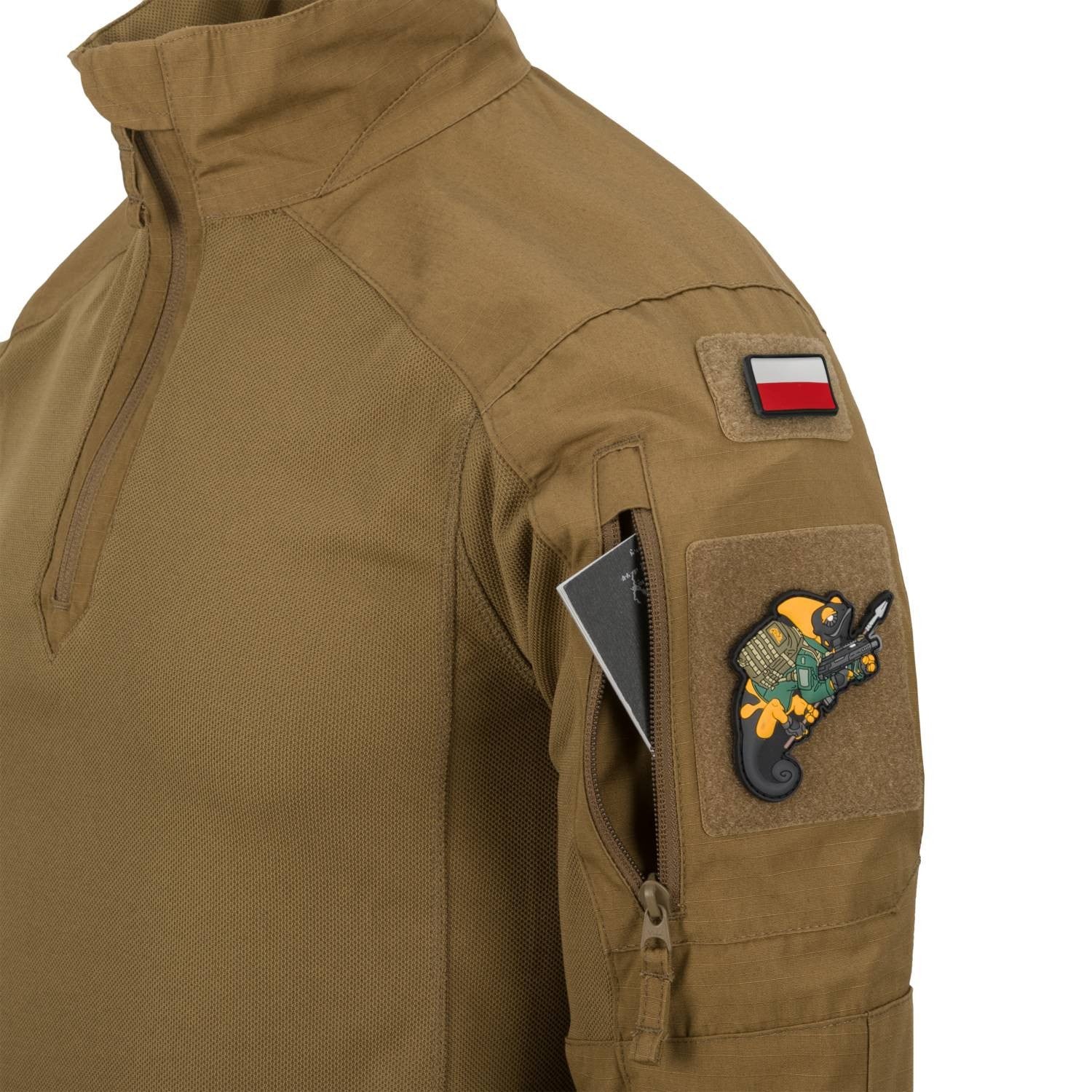 Camisa táctica MCDU NYCO rip-stop verde HELIKON-TEX