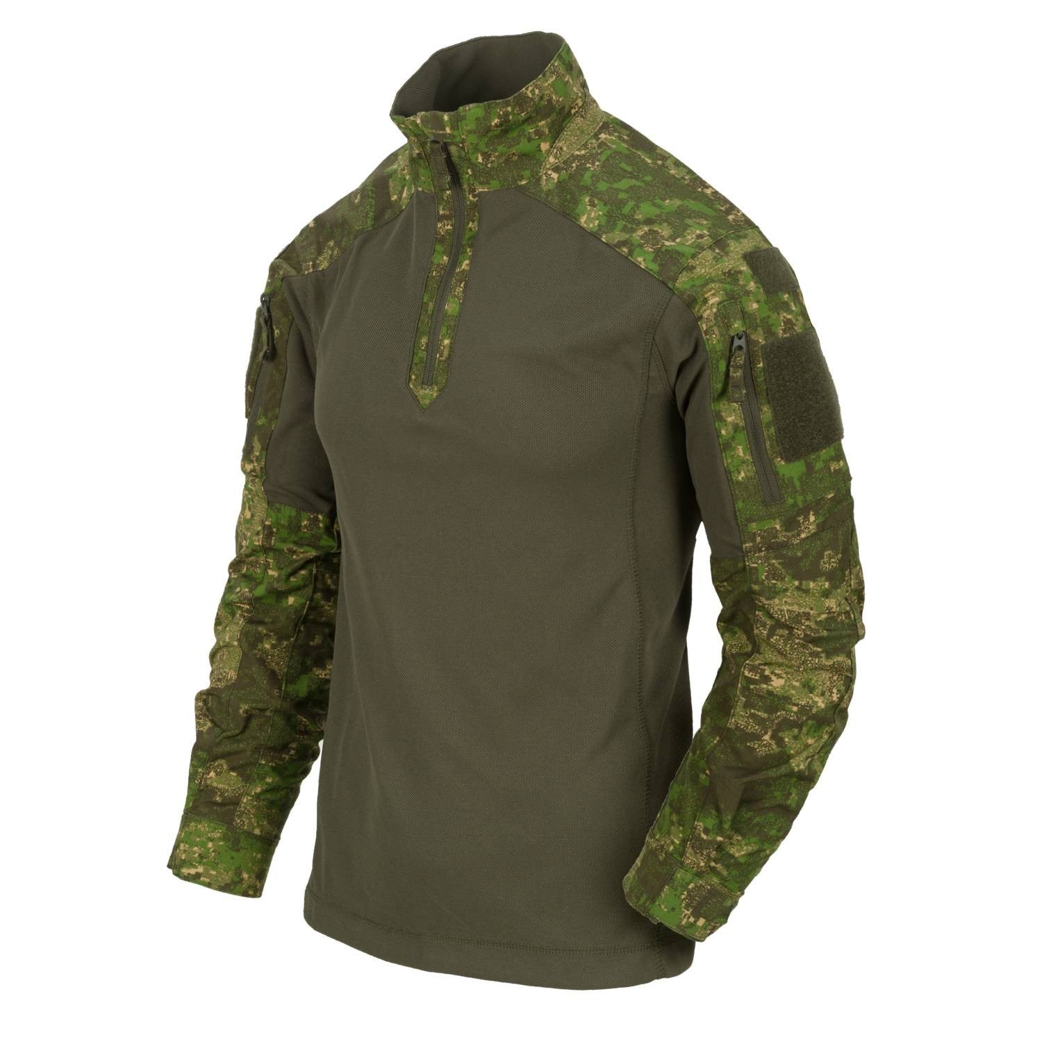 Camisa táctica MCDU NYCO rip-stop WILDWOOD verde - HELIKON-TEX, ligera y transpirable