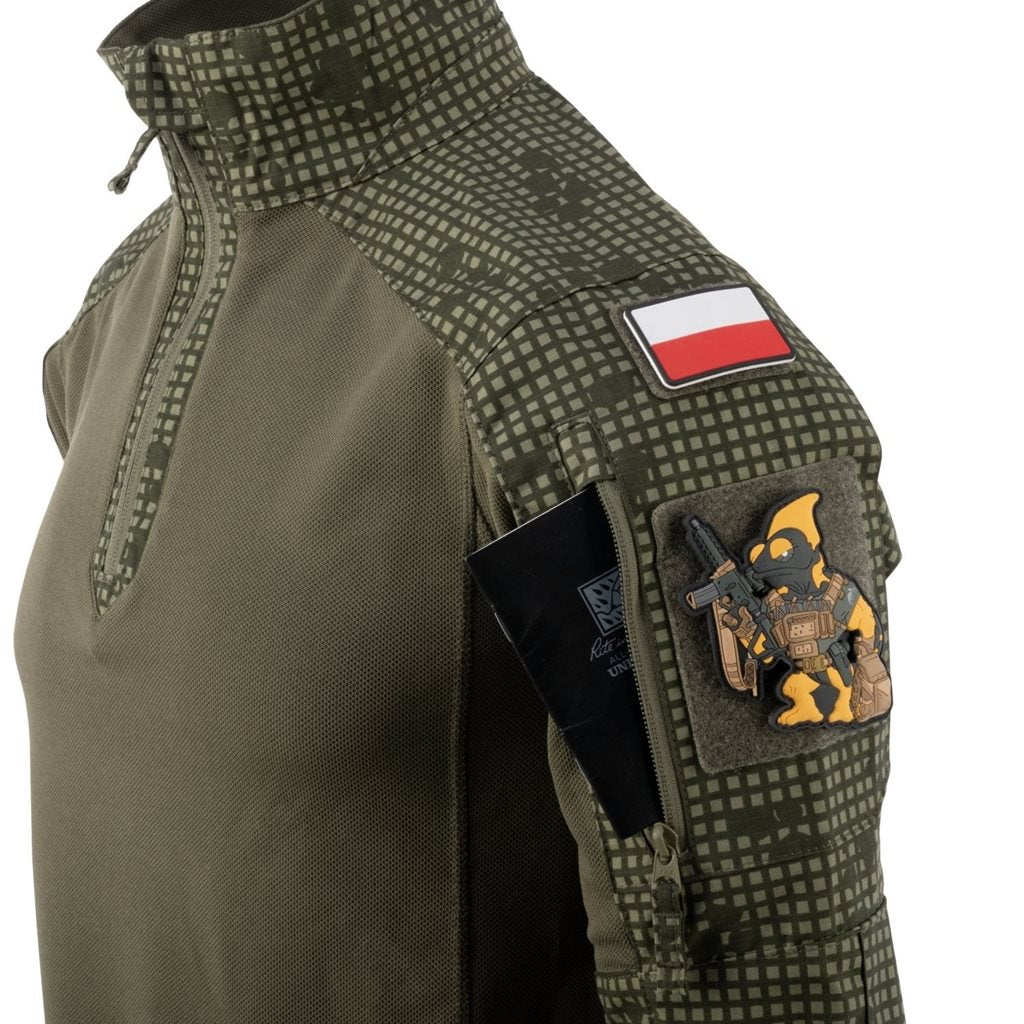 Camisa táctica MCDU NYCO rip-stop verde HELIKON-TEX