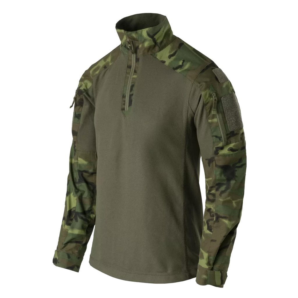 Camisa táctica MCDU NYCO rip-stop negra de HELIKON-TEX