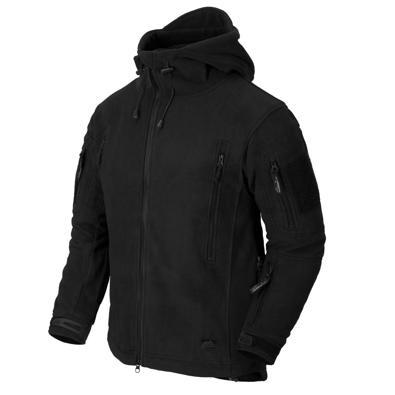 Chaqueta fleece PATRIOT Heavy negra, cálida y resistente con múltiples bolsillos