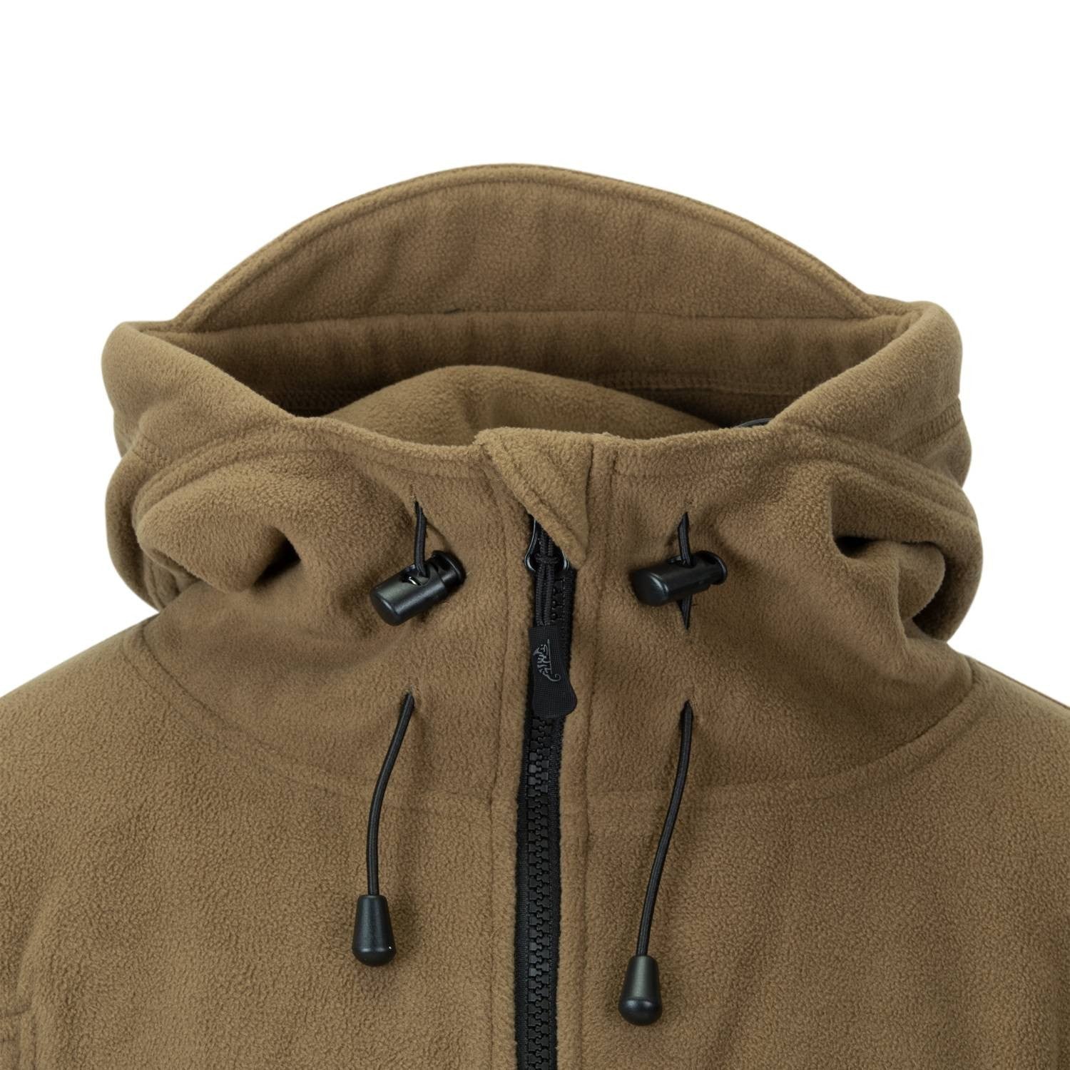 Chaqueta polar PATRIOT Heavy Fleece negra, cálida y con múltiples bolsillos