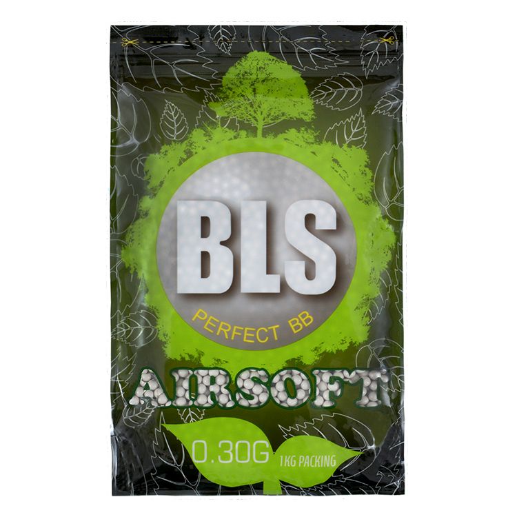 BLS BIO bolas airsoft biodegradables 6mm 0,30g 3300 uds