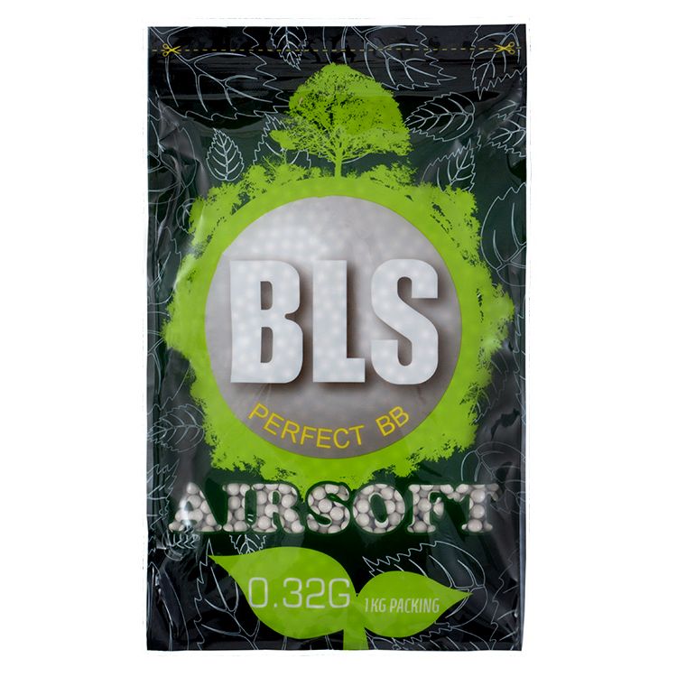 Balines airsoft BLS BIO 0,32 g (3125 uds) biodegradables 6 mm