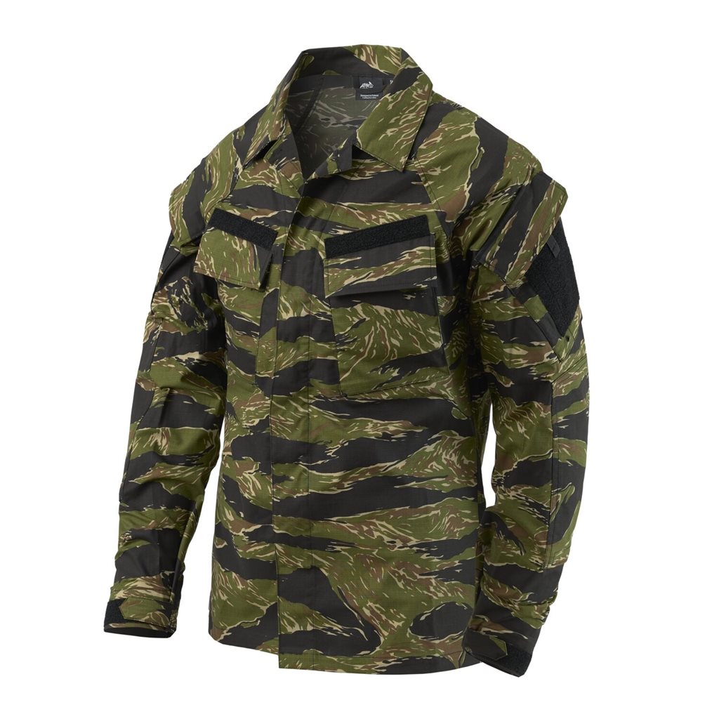 Blusa RAID rip-stop estilo BDU en tejido mixto