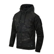 Sudadera HELIKON ROGUE negra/Multicam Black con capucha y múltiples bolsillos