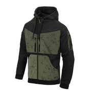 Sudadera HELIKON URBAN ROGUE negra con capucha y múltiples bolsillos