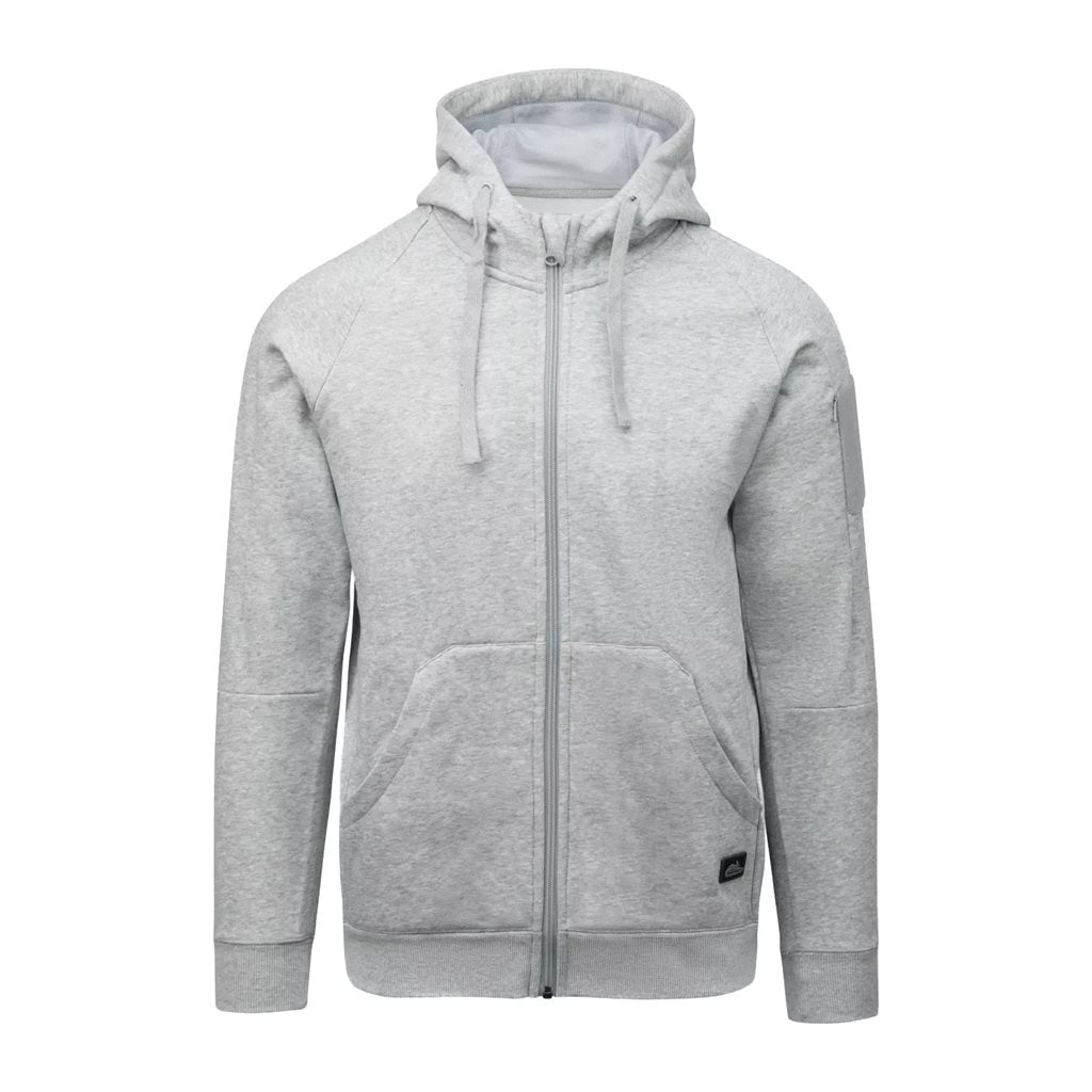 Sudadera URBAN TACTICAL LITE gris con capucha y seis bolsillos