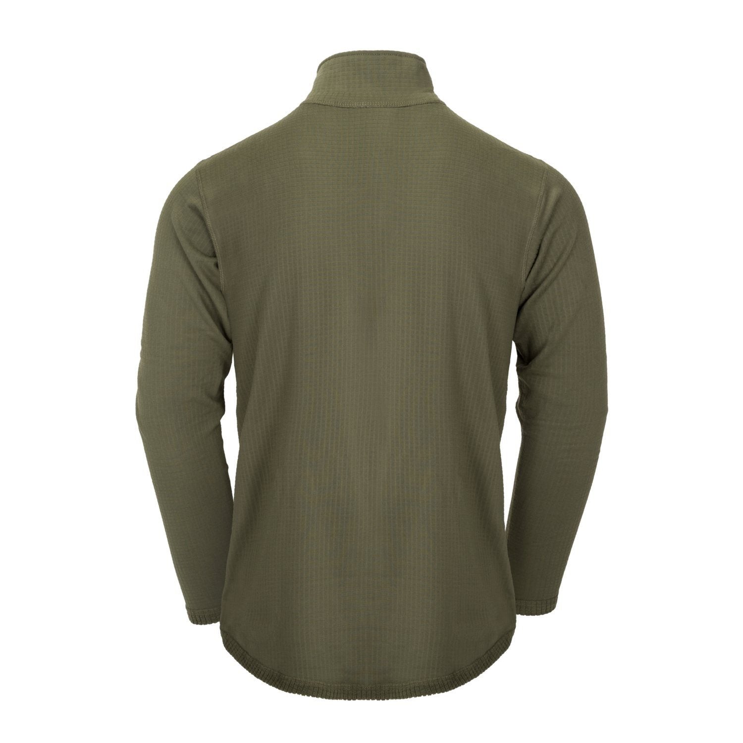 Camiseta térmica US LVL 2 negra Helikon-Tex con cremallera corta y aberturas para pulgares