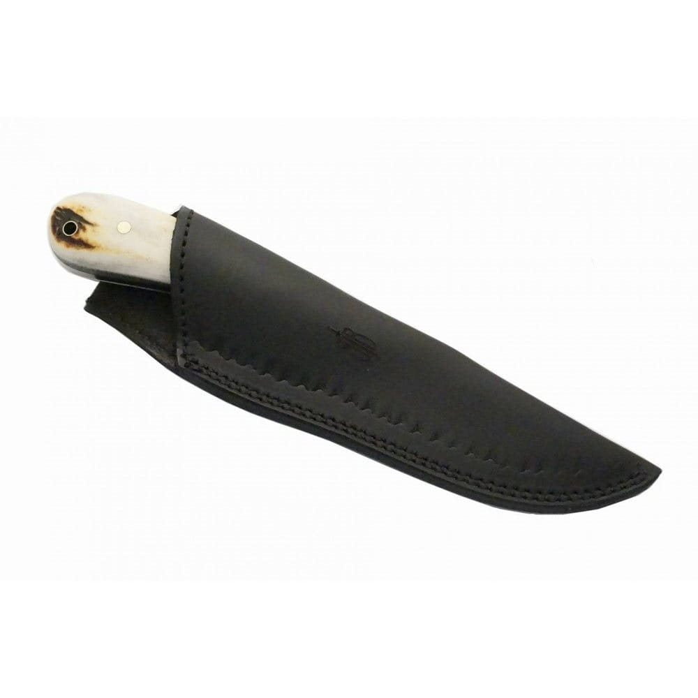 Cuchillo STAG HUNTER con hoja damasco, full-tang y mango estilizado