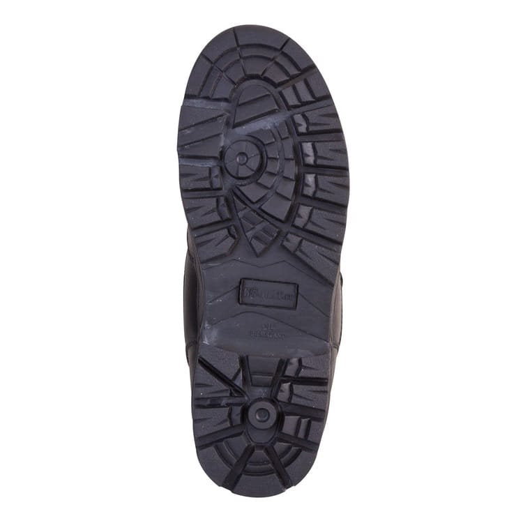 Botas tácticas Kombat negras de cuero y nylon, altas con aislamiento 3M Thinsulate