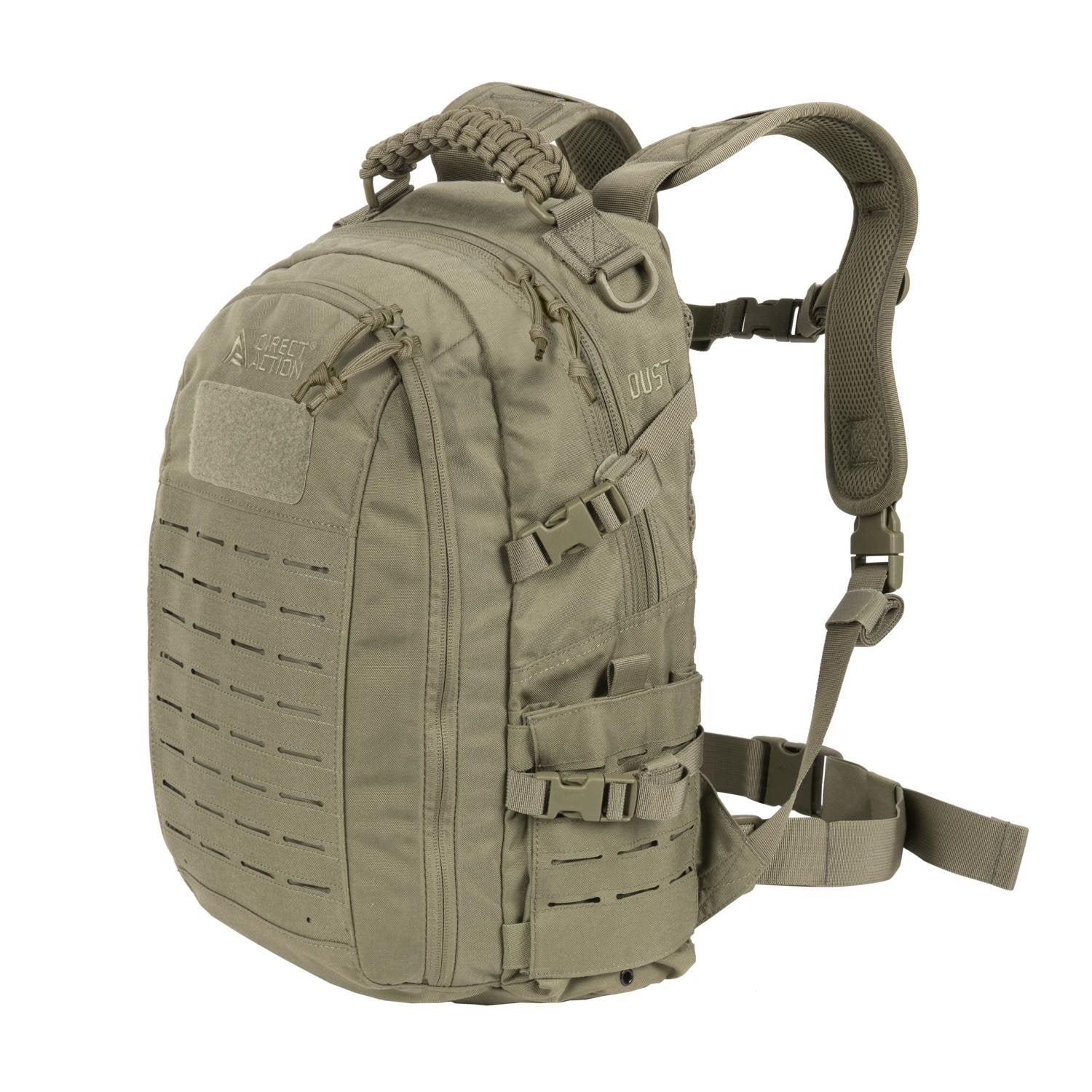 Mochila DUST® MkII con sujeción MOLLE/PALS corte láser y bolsillos laterales
