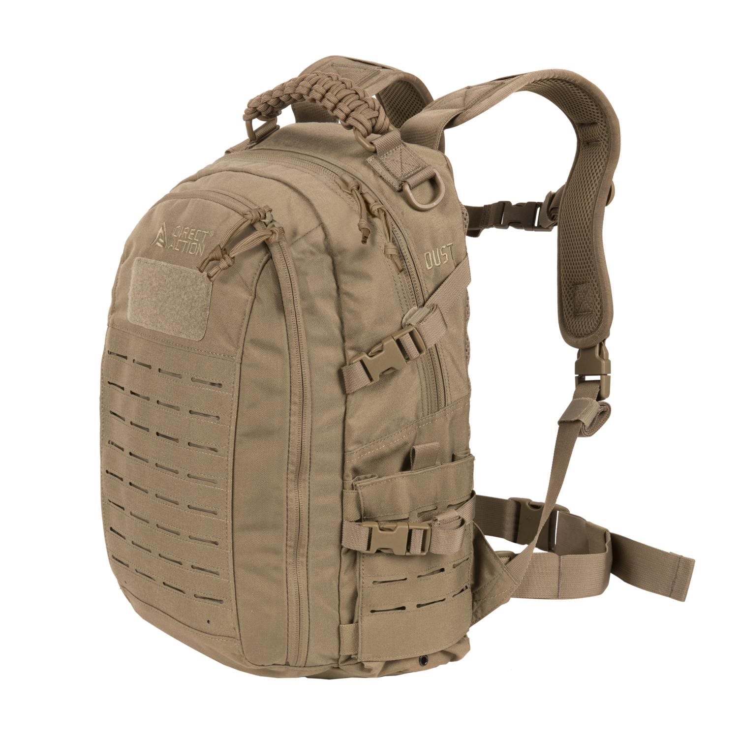 Mochila DUST® MkII con sujeción MOLLE/PALS corte láser y bolsillos laterales