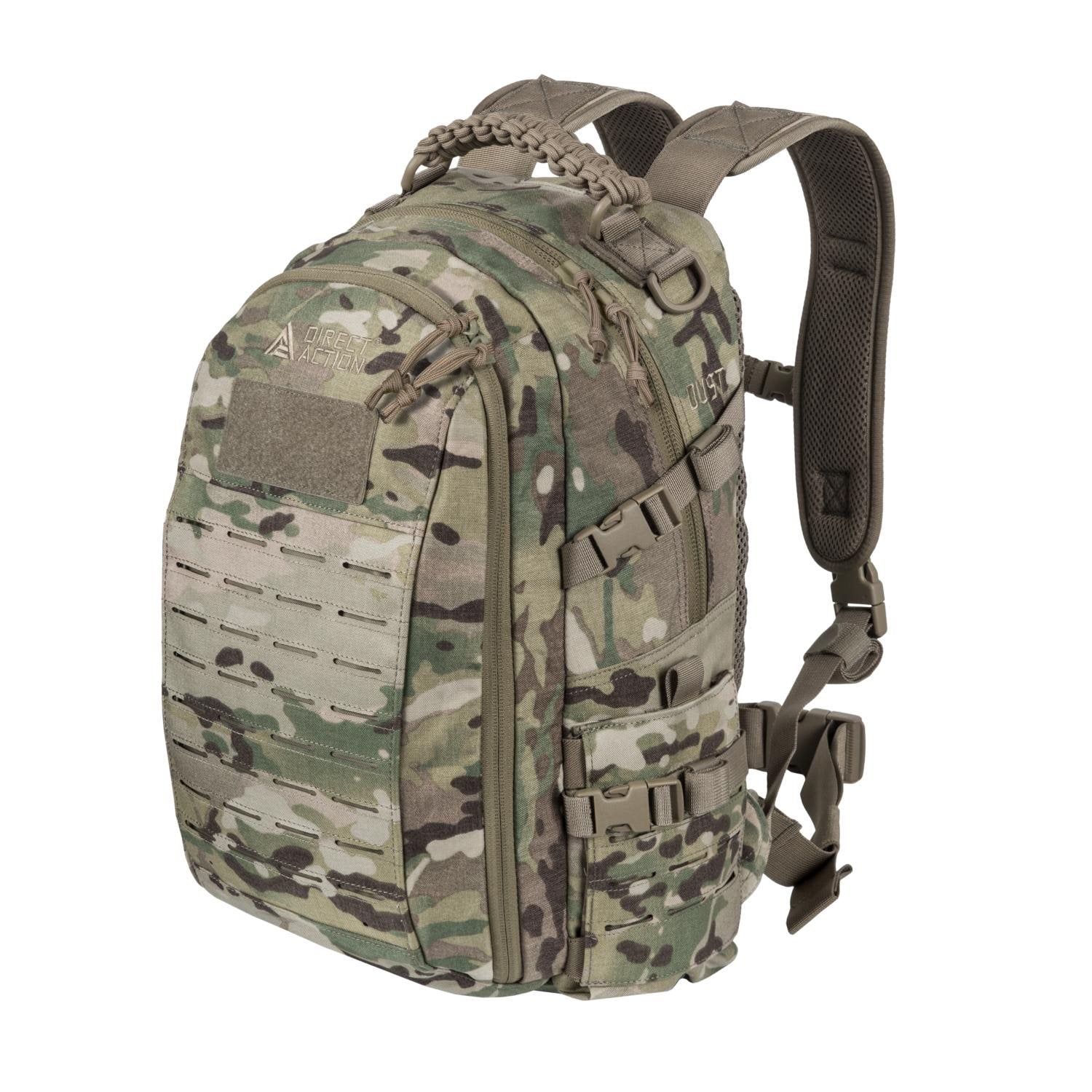 Mochila DUST® MkII con sujeción MOLLE/PALS corte láser y bolsillos laterales