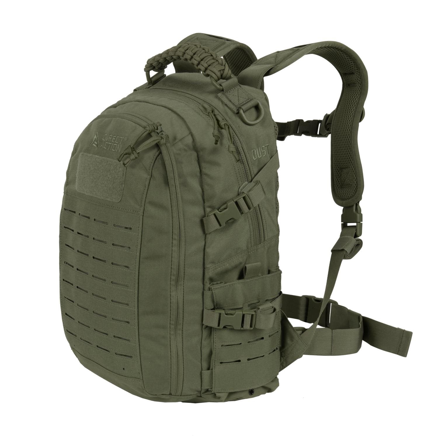 Mochila DUST® MkII con sujeción MOLLE/PALS corte láser y bolsillos laterales