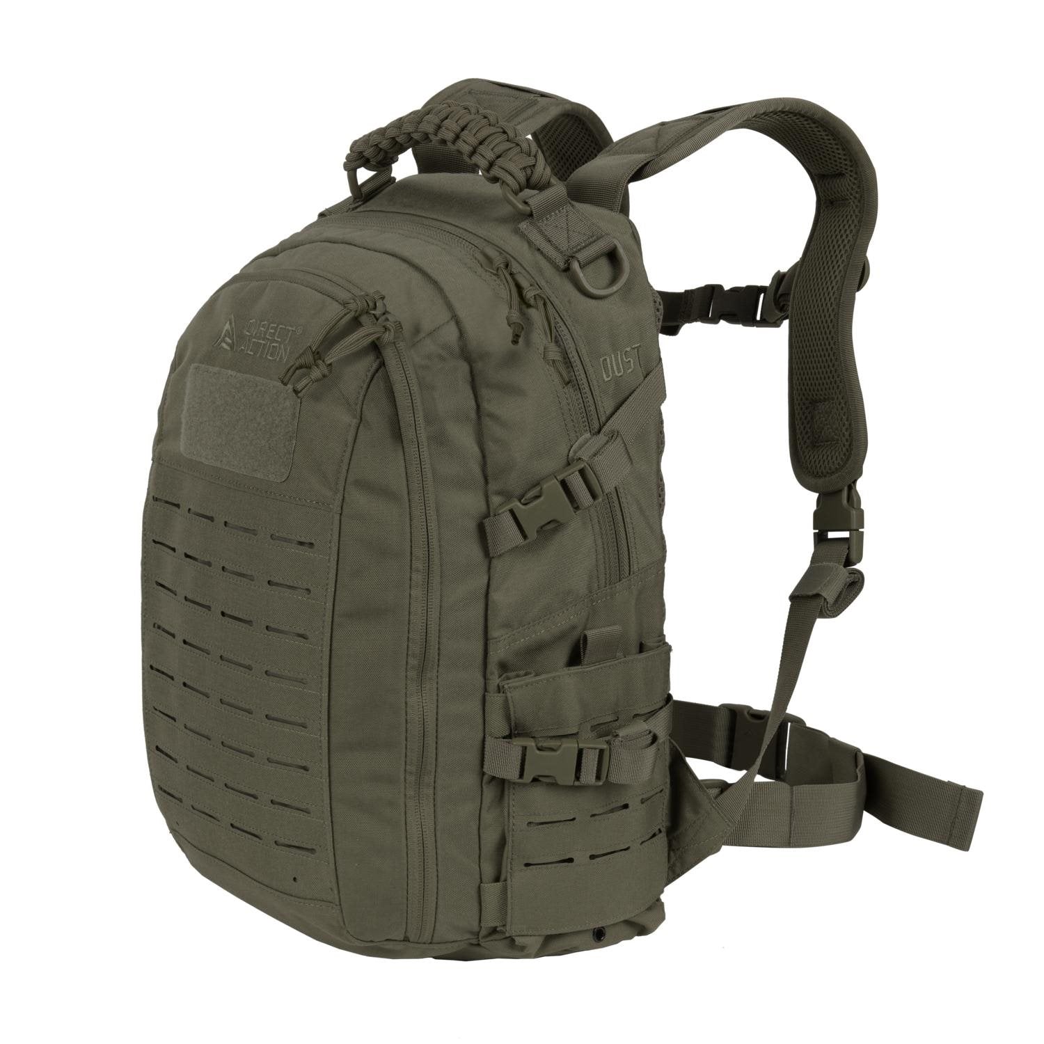 Mochila DUST® MkII con sujeción MOLLE/PALS corte láser y bolsillos laterales