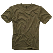 Camiseta verde oliva de manga corta con certificación Oeko-Tex