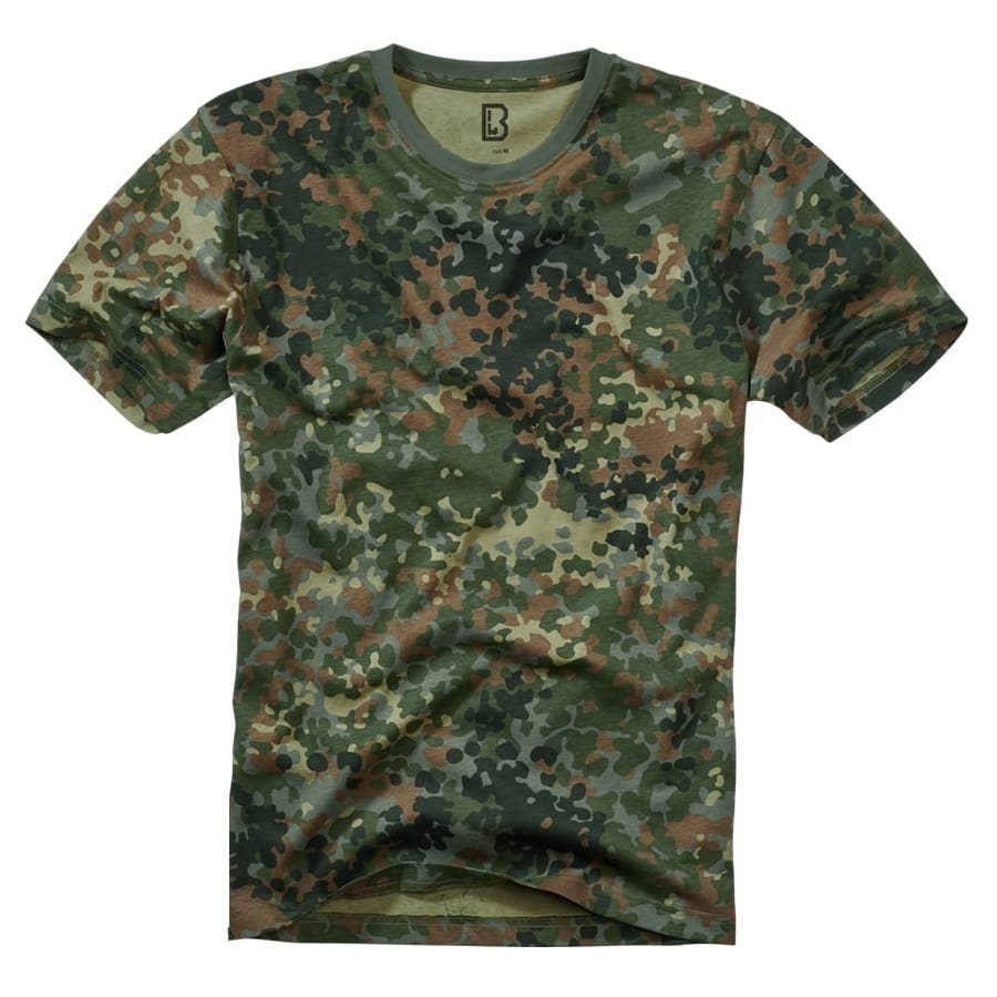 Camiseta Oeko-Tex manga corta camuflaje FLECKTARN