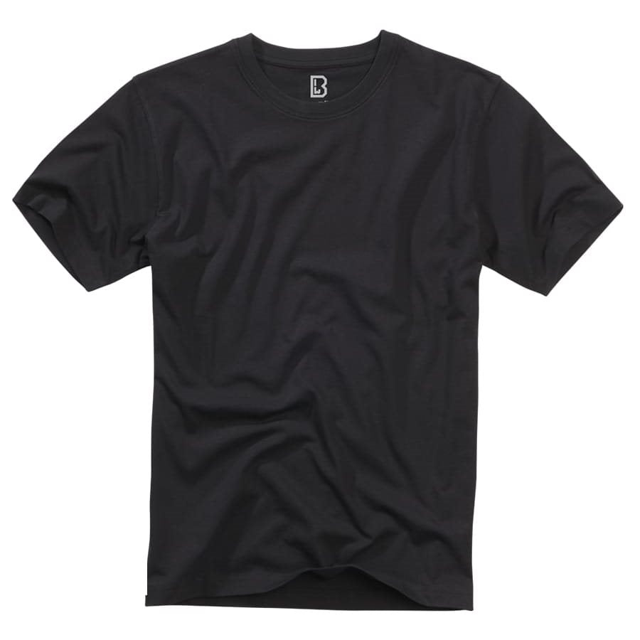 Camiseta Oeko-Tex negra manga corta ID 4200-2