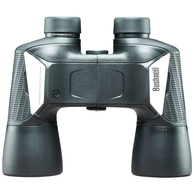 Prismático SPECTATOR SPORT 10x50 BUSHNELL, carcasa recubierta de goma y resistencia IPX4 contra salpicaduras