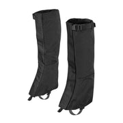 Polainas SNOWFALL negras Helikon-Tex en Cordura con insertos VersaStretch y cierre velcro