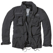 Chaqueta M65 Giant negra con forro acolchado desmontable y pelo sintético