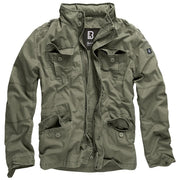 Chaqueta Britannia Verde, vista frontal, tejido de algodón suave y confección cuidada