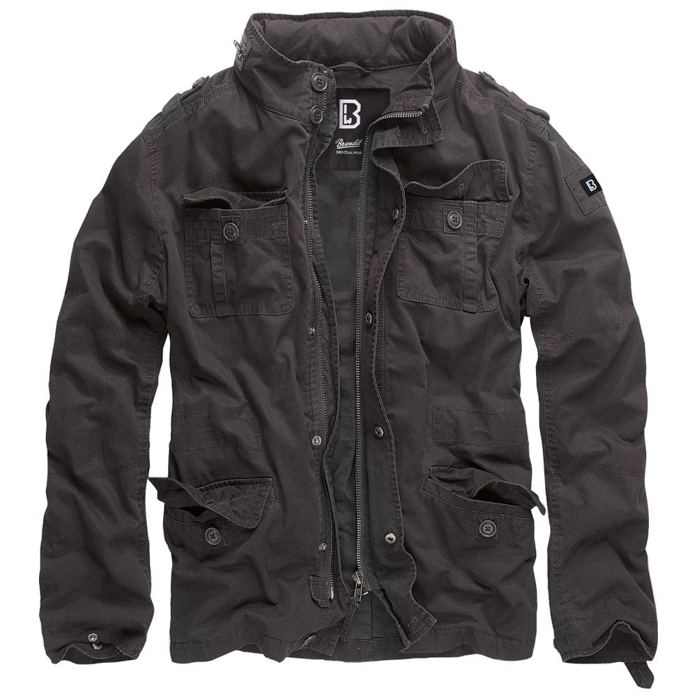 Bunda Britannia Jacket negra, chaqueta