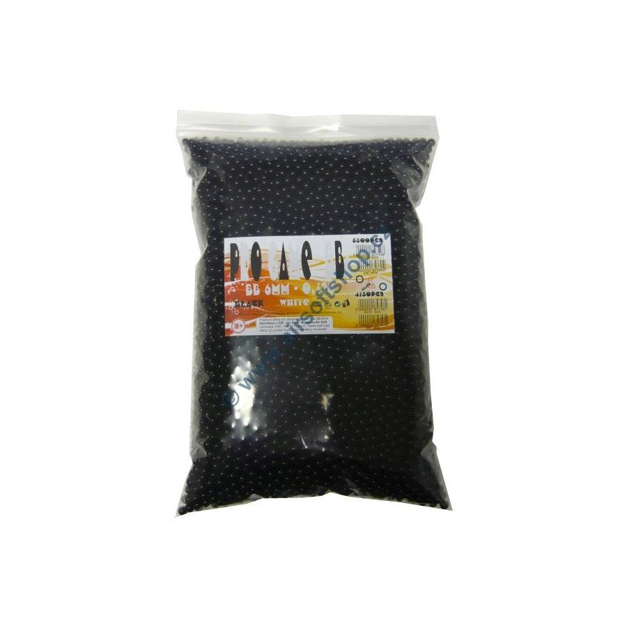 Bolas airsoft 6mm 0,12g 4150 unidades negras BAS PRO GAME