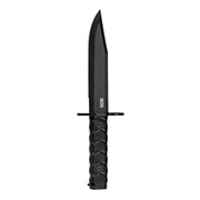 Bayoneta BAR15C negra con funda, compatible con rifles AR-15