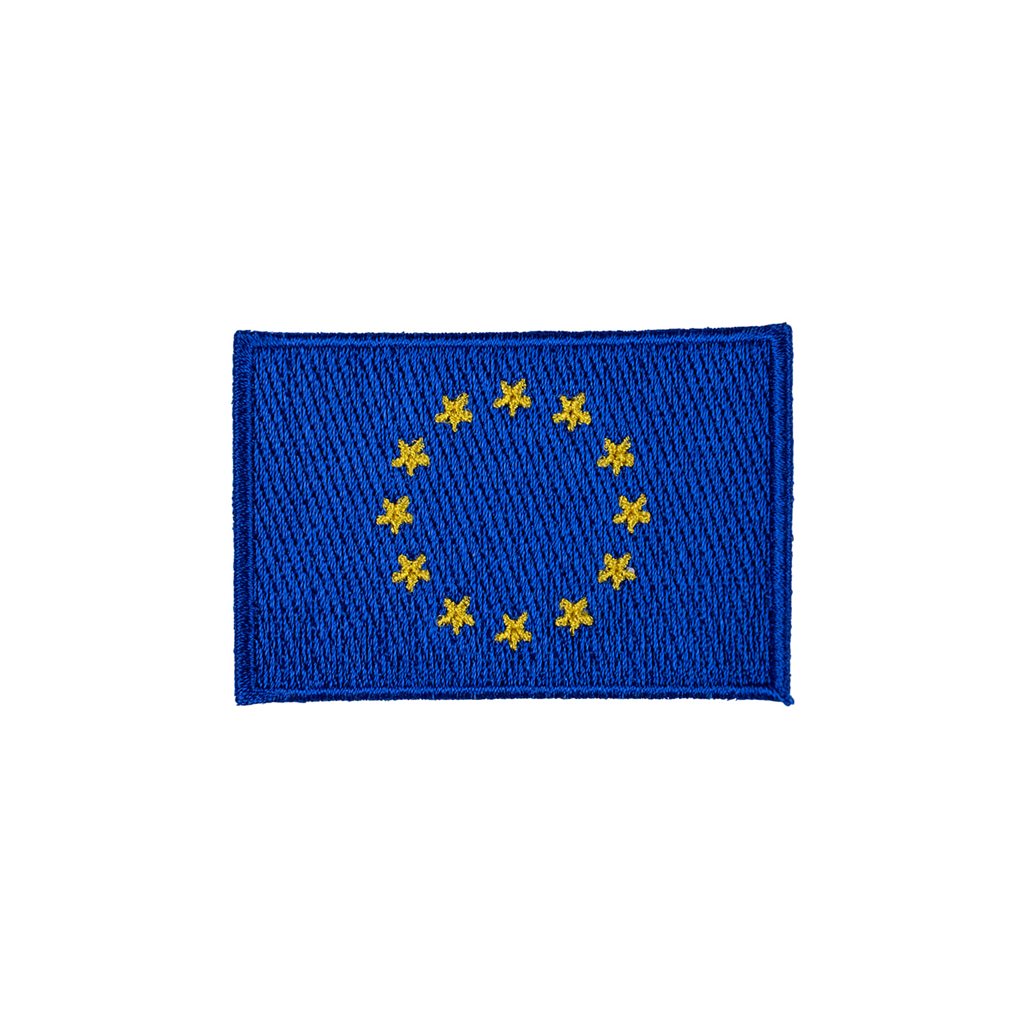 Parche textil bandera Union Europea 6,5 x 4 cm