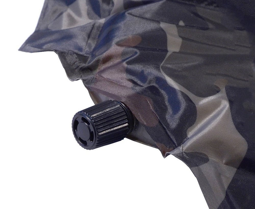 Colchoneta autoinflable WOODLAND con almohada, 183 x 58 cm, 2,5 cm de grosor