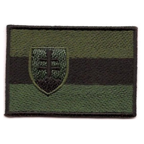 Parche textil con la bandera de Eslovaquia, colorido, aprox. 7 x 4,5 cm