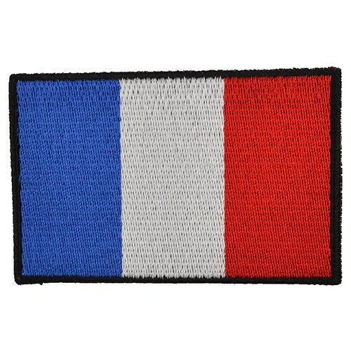 Parche textil con la bandera de Francia, aprox. 8 x 5 cm