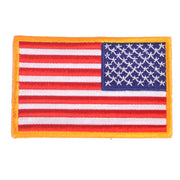 Parche bandera EE. UU. reverso en color, 87 x 55 mm